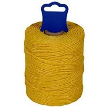 Fil de replantation en polypropylène tressé jaune 1,8 mm 100 m
