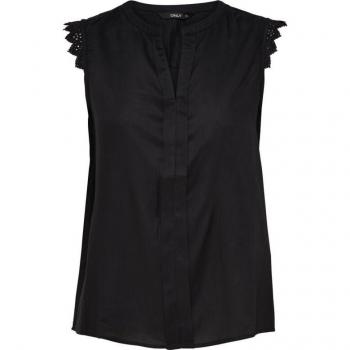 Only Onlkimmi S/L Top WVN NOOS - Blus för Dam - Svart - Storlek 34
