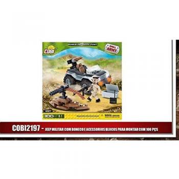 Jeux de construction Petite armée - Poste de tir mobile 100 pièces avec 1 figurine Cobi