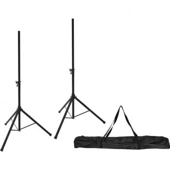 Omnitronic M-3 Boxenhochständer Set mit Tragetasche - 2 Stück, DJ Zubehör