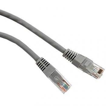 Ewent Grey 2 Meter U/UTP CAT5E CCA Patch Cable with RJ45 Connectors