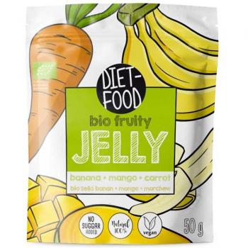 Żelki owocowe BIO - banan, mango, marchewka 50 g