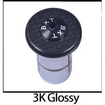 Bouchon d'extension en carbone BXT 28,6mm (1 1/8) pour casques de vélo de route et VTT