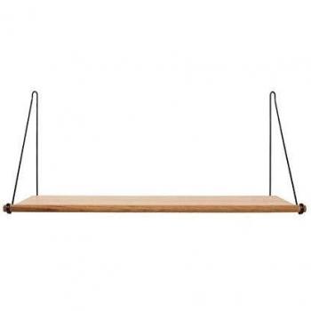 We Do Wood - Loop Shelf Eiche/ Stahl schwarz