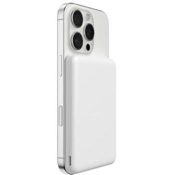 Powerbank Magnética Belkin 5000 mAh Carga Inalámbrica 7.5W Blanca