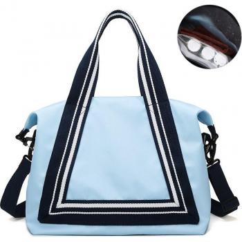 Waterproof Nylon Women's Gym Fitness Travel Tote Bag - Dry & Wet Outdoor Sports Handbag
