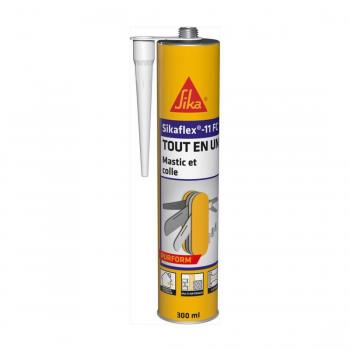 Mastic colle tout en un Sikaflex 11FC, Blanc