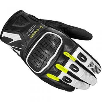 Spidi G-Warrior Motorradhandschuhe Schwarz/Weiß S Herren