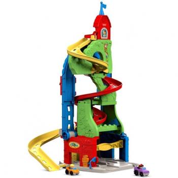 Pista Grattacielo dei Little People Fisher-Price con veicoli e personaggi interattivi