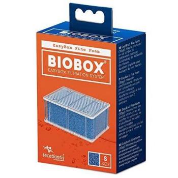 TECATLANTIS Easybox Mousse Fine Recharge Filtrante pour Filtres Biobox 1/2 pour Aquariophilie Taille S