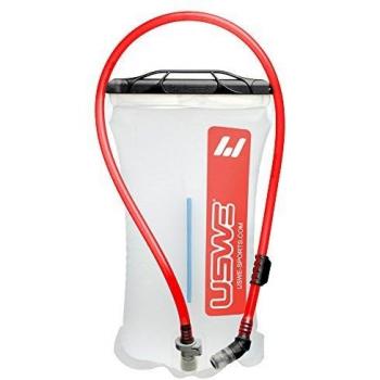 USWE Sports 101200 - Sacchetto con cannuccia Shape-Shift, dimensioni: 34,0 x 24,5 x 3,5 cm, 1,5 - 2 litri, colore: trasparente