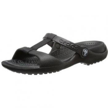 crocs Cleo III - Sandalias para mujer, color negro
