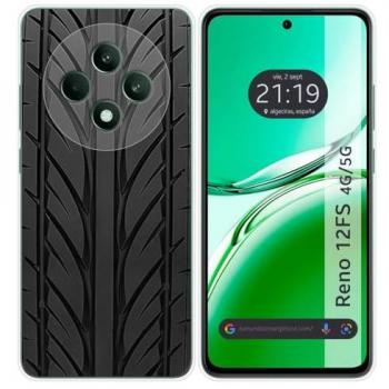 Funda Silicona Neumático Dibujos para Oppo Reno 12FS 4G / 12 FS 5G