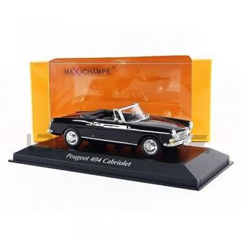1:43 Scale Peugeot 404 Cabriolet 1962 Black Model Car