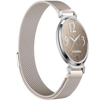Bracelet de montre milanais en acier inoxydable or compatible avec Garmin Lily 2 - Fermeture magnétique, plusieurs couleurs
