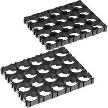 5-Pack 18650 Battery Holder Bracket Anti-Vibration Storage Case for DIY Cylindrical Batteries (1/2/3/15/20P)
