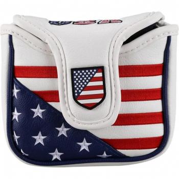 PU Golf Mallet Putter Cover - Waterproof Synthetic Leather Headcover for Blade Putters