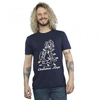 Disney Lady and the Tramp Kerstknuffels T-Shirt voor Dames en Heren