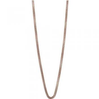 Collier milanais BERING Arctic Symphony en acier inoxydable rosé de 45 cm
