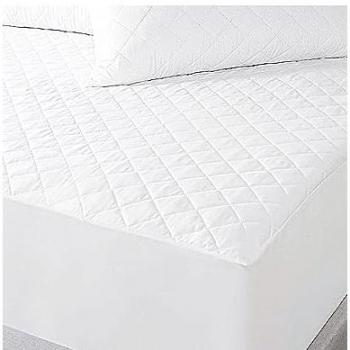 Rapport Home King Size Quilted Polycotton Mattress Protector - Easy Care White