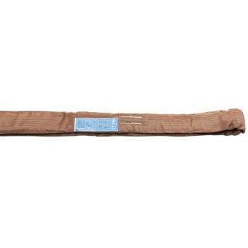 Sling Rond 6000 kg - Lot de 2, Longueur Étendue 1000 mm, Couleur Marron