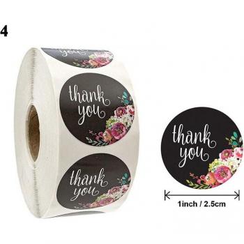500pcs Handmade Love Sealing Stickers - Decorative Labels for Scrapbooking and Diaries