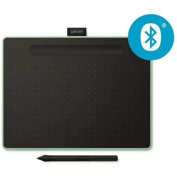 Tableta Digitalizadora Wacom Intuos M Bluetooth Pistacho - 2540 lpi, 216 x 135 mm, USB/Bluetooth