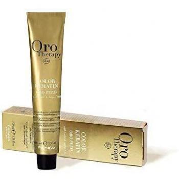 Fanola Oro Therapy Ammonia-Free Color Hair Dye with Keratin - Very Light Violet Ash Blonde 9.21 (100ml)