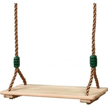Adjustable Strong Hammock Swing Seat for Kids and Adults, Wooden Garden Decoration, Hanging Tree Chair, 4 Pieces