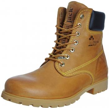 Panama Jack Panama 03 C1 Napa Vintage Amarillo Hombre Botas de Piel con Cordones Talla 44