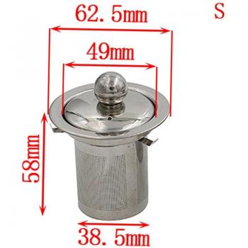 Infuseur à thé en acier inoxydable avec passoire fine pour Kungfu chinois - 1 pièce