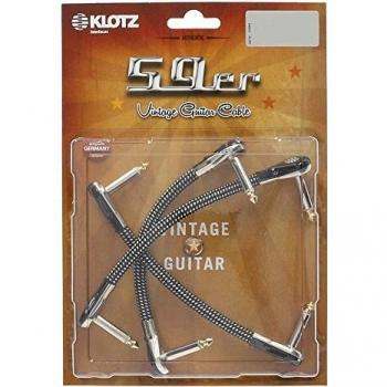 Klotz Vintage 59 Pancake Patch Cable - 30cm Mono (3 Pack)