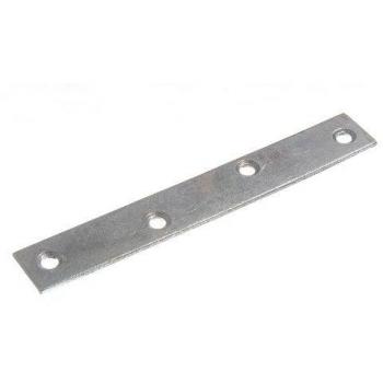 FLAT MENDING REPAIR PLATE 125MM X 18MM X 2MM 5MM DIA. HOLE BZP