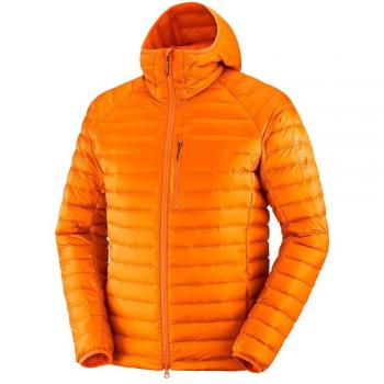 Giacca con cappuccio Salomon Elixir Micro Down arancio brillante - XL