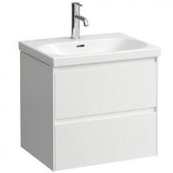 Laufen Lani Waschtischunterschrank 60 cm, 2 Schubladen, SoftClose, Weiß glänzend