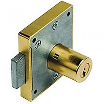 Urko 23R 25mm Brass Cylinder Lock for Furniture with 19mm Key