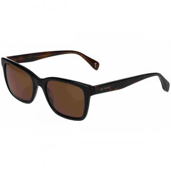 Ted Baker TB1723 001 Anteojos de Sol para Hombre Negros con lentes de 55 mm