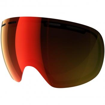 POC Fovea Écran pour Masque de Ski Mixte Adulte, Persimmon/Red Mirror