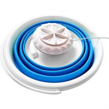 Mini Machine à Laver Portative Pliable avec Turbines Ultrasoniques USB pour Voyage