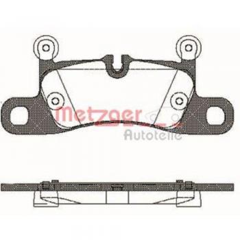 REMSA 1379.10 Bremsbeläge Kit für Porsche Cayenne