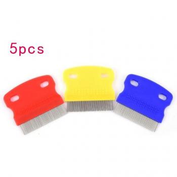 Multifunctional Stainless Steel Pet Flea Hair Removal Comb - Dog and Cat Grooming Tool (1/2/5 pcs)
