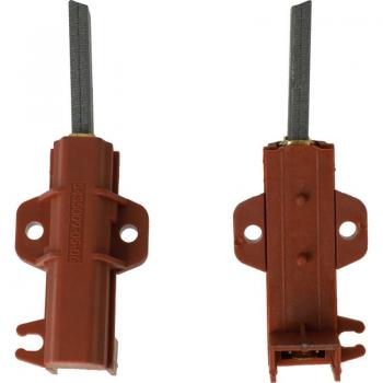 Spazzole in carbone con supporto rosse compatibili con lavatrici Indesit IWB6065, IWB6085, IWB6103 - 2 pezzi
