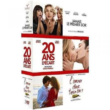 Coffret DVD : Jamais le premier soir, 20 ans d'écart, L'Amour dure trois ans