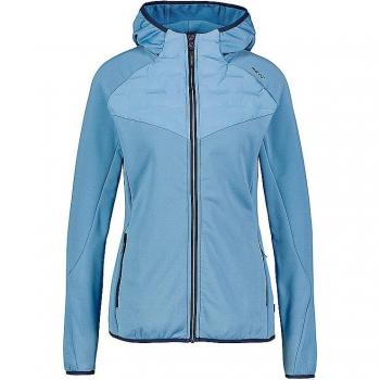 MERU Damen Fleecejacke Bath Hoodie, hellblau, Größe 46
