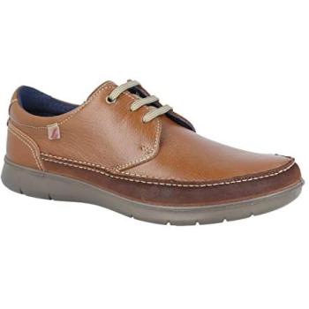 Zapato de Cordones Luisetti Gravity 27901NA Piel Confort Ultra Light Color Coñac Talla 42