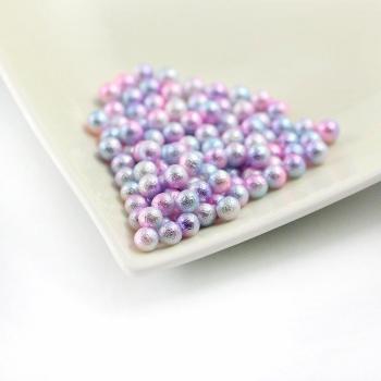 3/4/5/6mm Keine Löcher ABS Acryl Perlen Runde Harz Dekorationsperlen für DIY Kleidung