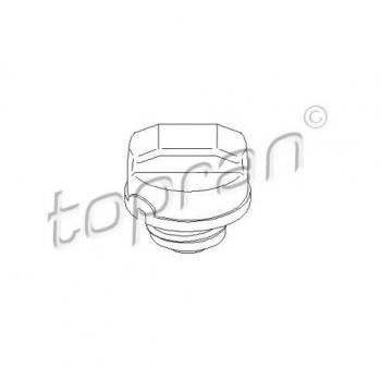 TOPRAN 102 747 - Fuel Tank Cap, Locking Mechanism