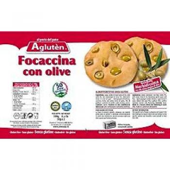 Brot Focaccina Con Olive Per Celiaci Senza Glutine 100 G