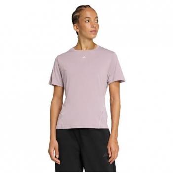 Adidas Women's Designed for Training Short Sleeve T-Shirt in Powder Plum XS