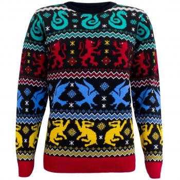 Unisex Harry Potter Christmas Sweatshirt Jumper M